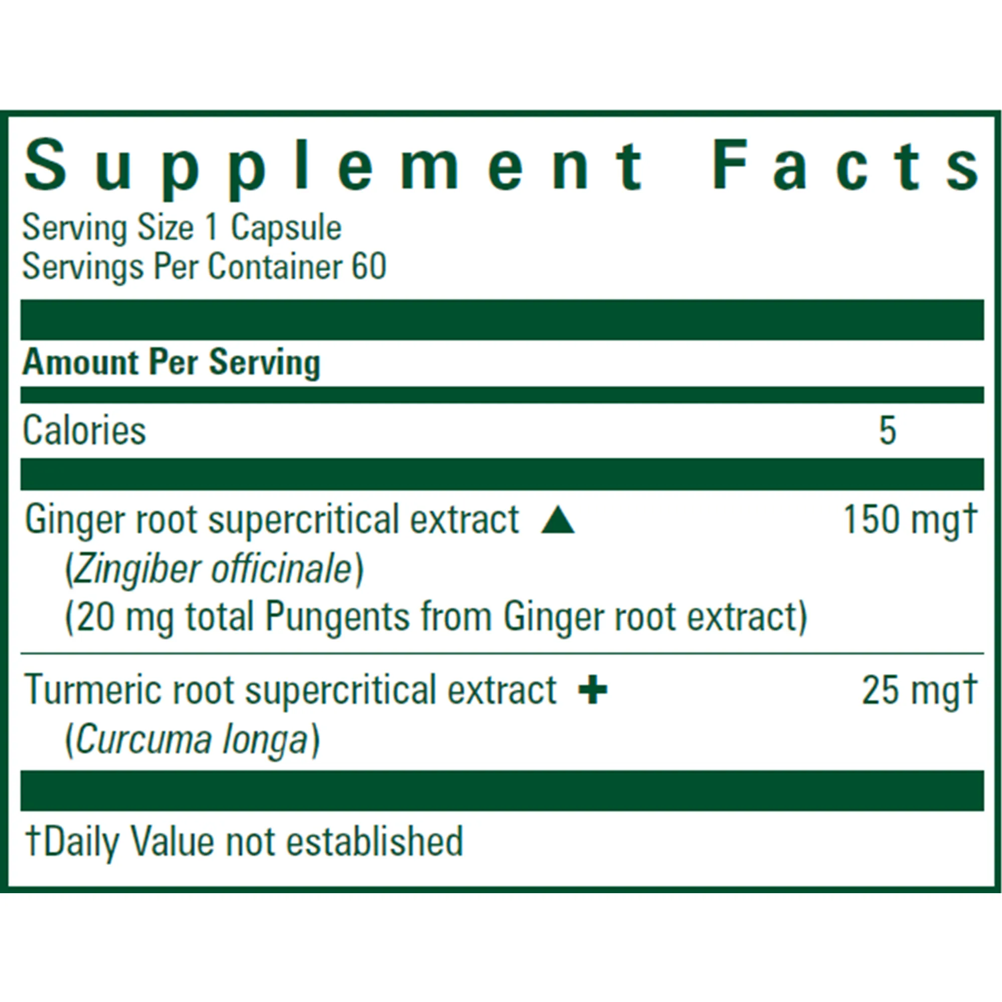 Ginger & Turmeric PRO 60